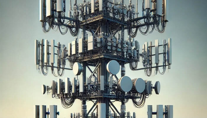 telecom-tower-with-various-types-of-antenna-mounts